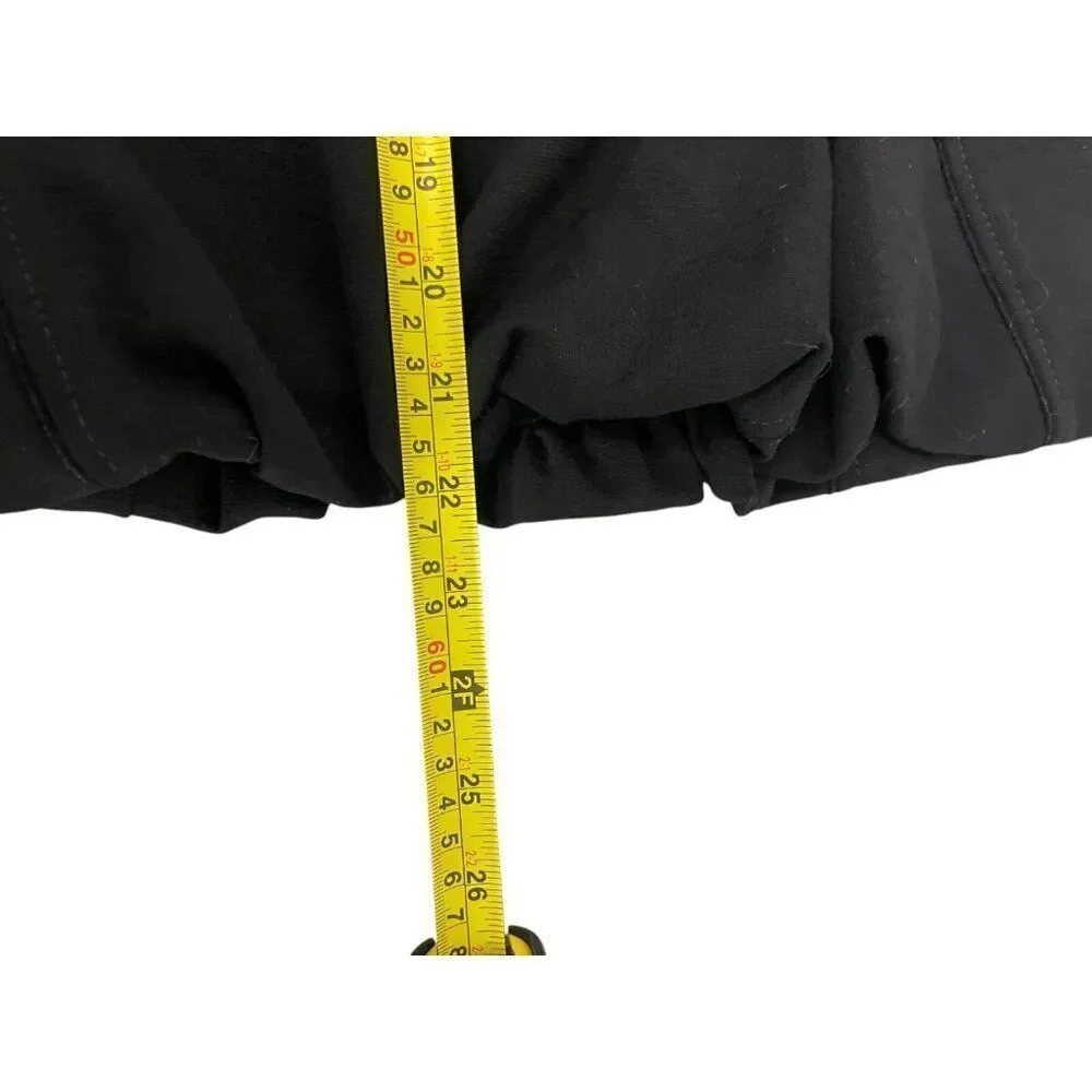 Givenchy Paris Womens Wool Skirt Size 42 US 10 Black kick pleats NWT